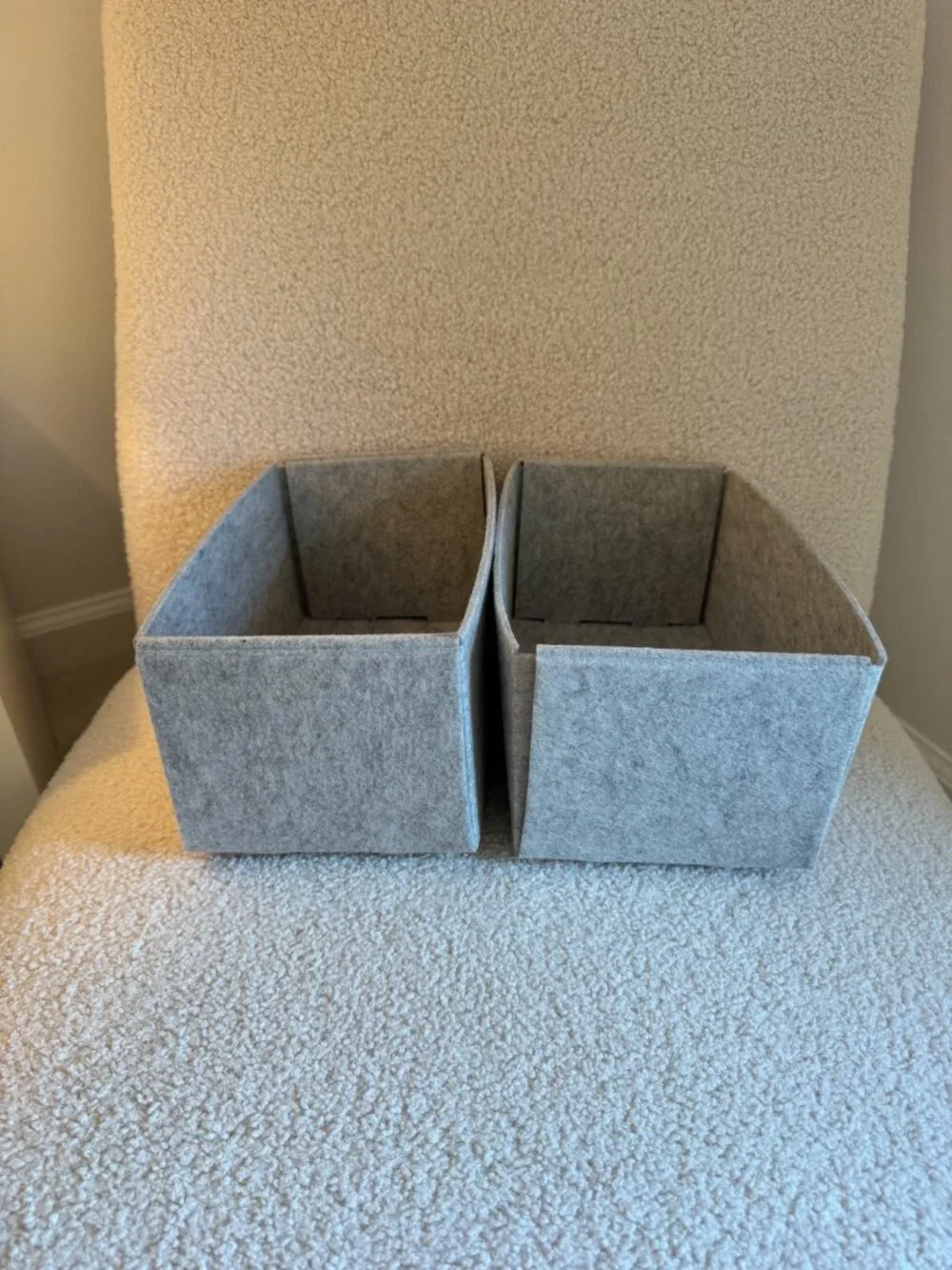 Set of 2 IKEA Komplement Felt Drawer Organizers